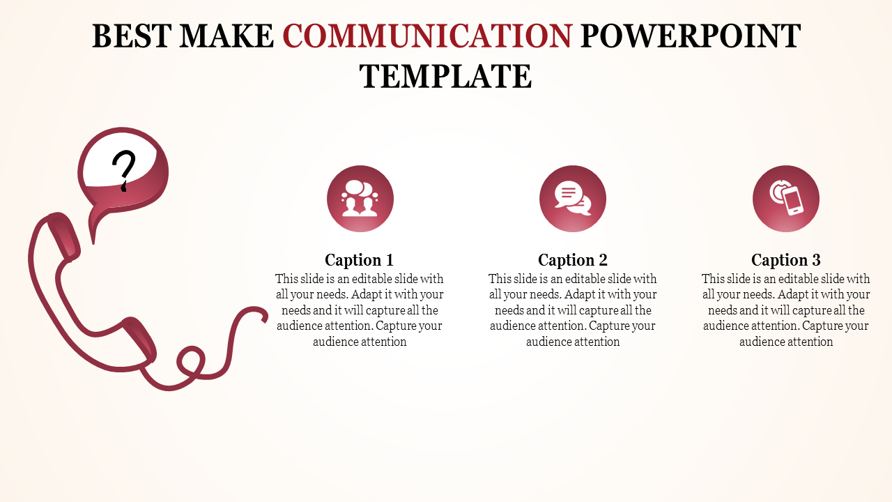 communication powerpoint template-Best Make COMMUNICATION POWERPOINT TEMPLATE